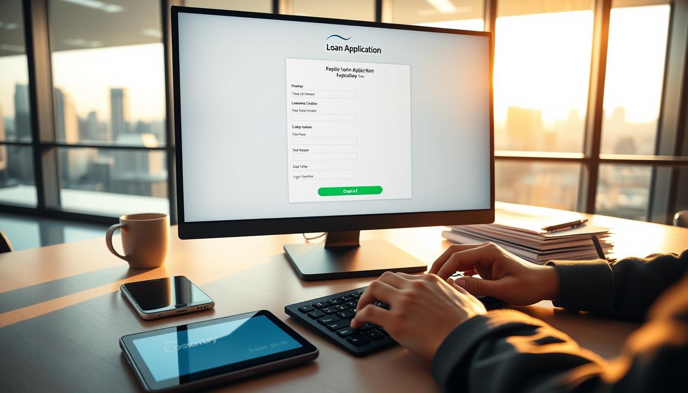 online loan application process
